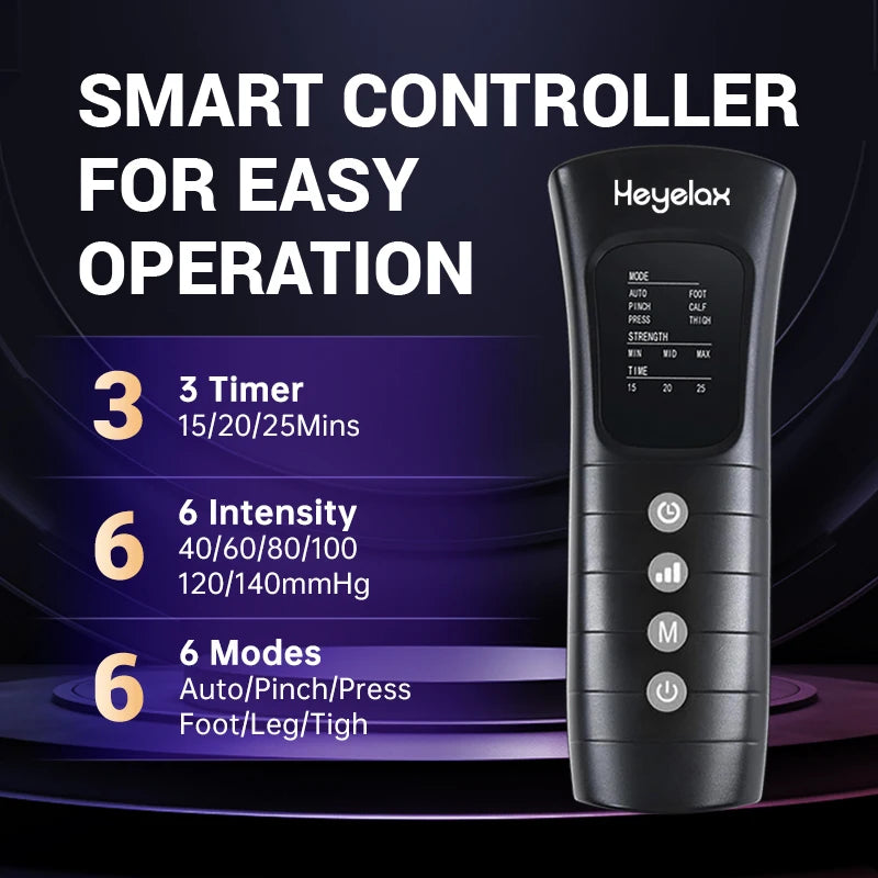 Heyelax Air Compression Massager Boots For Muscle Recovery