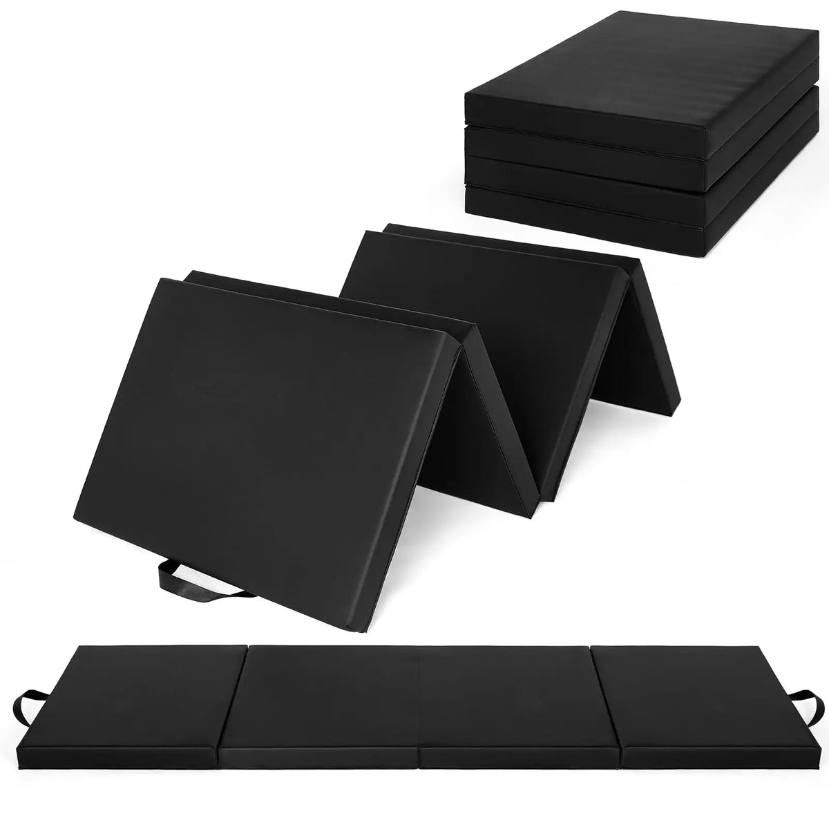 HiMISS Premium Foldable Gymnastics Exercise Mat For Home Fitness