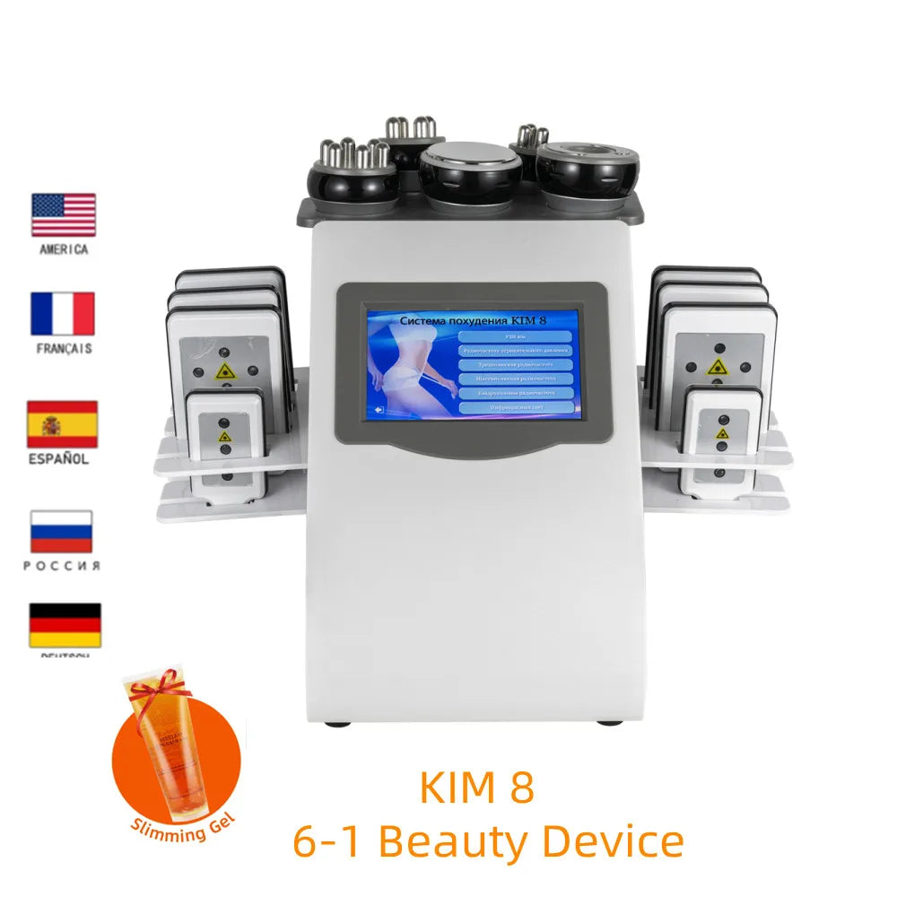 Moonic Beauty 6 In 1 40K Ultrasonic Cavitation Machine Slimming