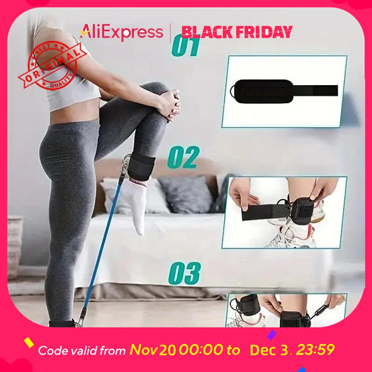 Ankle Support Straps for Leg and Glute Workouts
