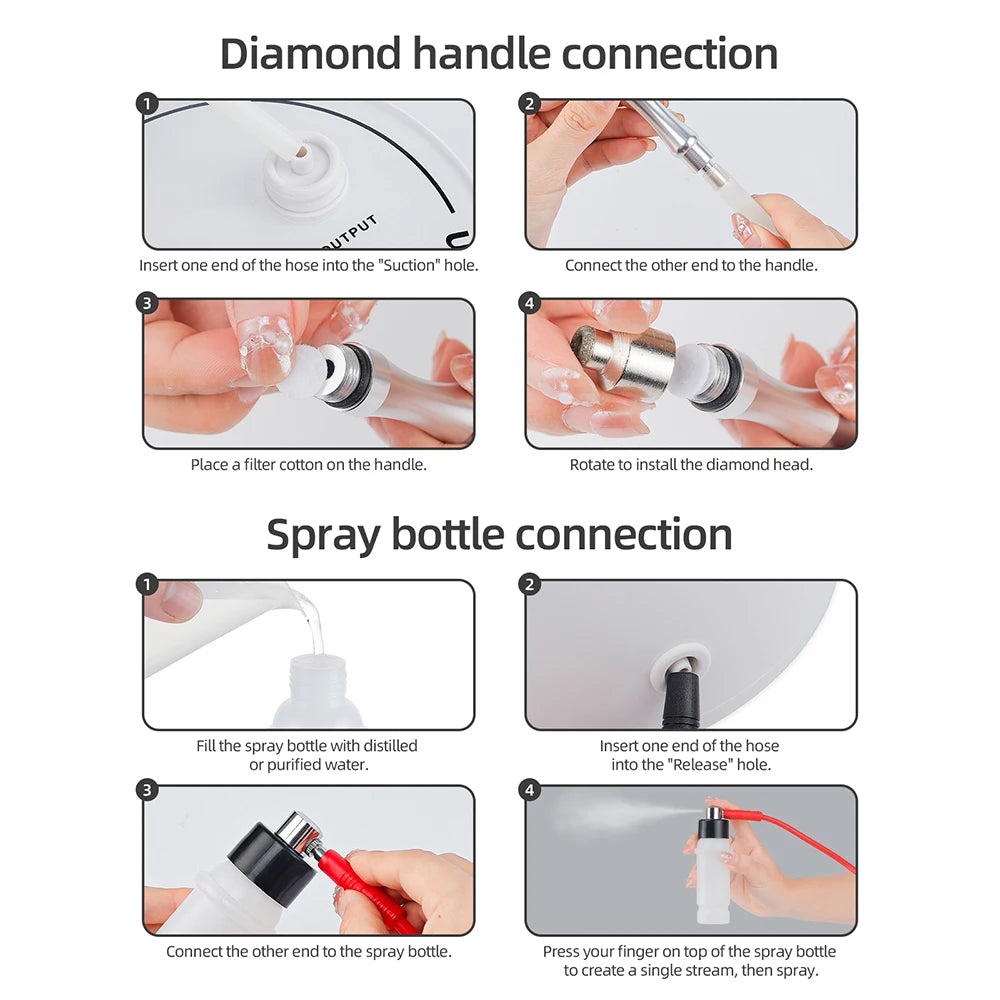 Foreverlily Diamond Microdermabrasion Machine With Water Spray
