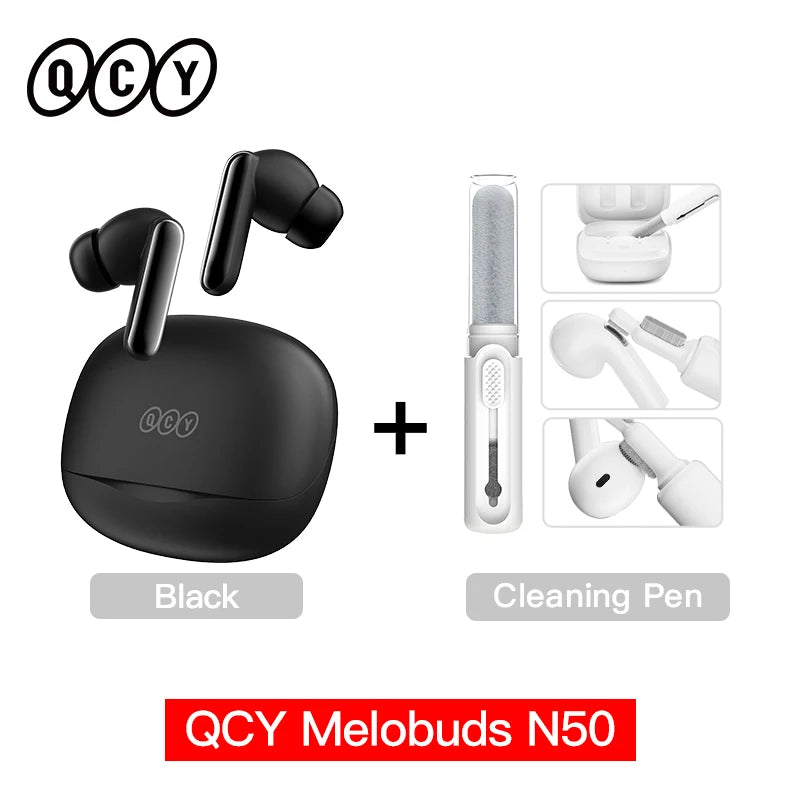 QCY Melobuds N50 ANC Wireless Earphones Bluetooth 5.4 Multi-Point