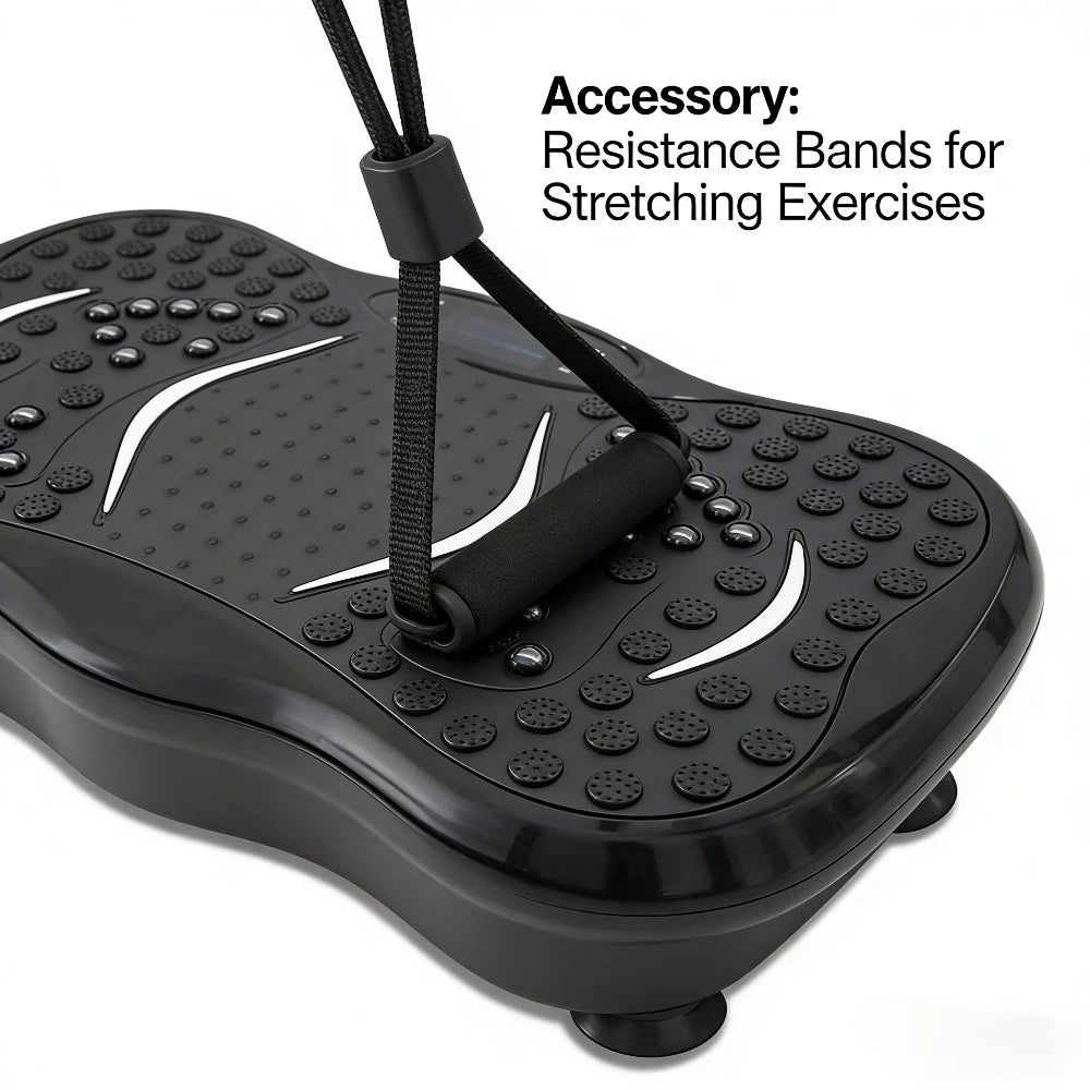 Full Body Vibration Plate Machine With Remote And Resistance Bands