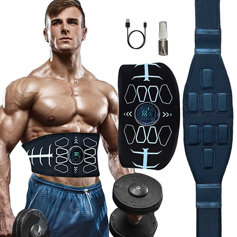 EMS Abdominal Toning Belt Muscle Stimulator Abs Trainer