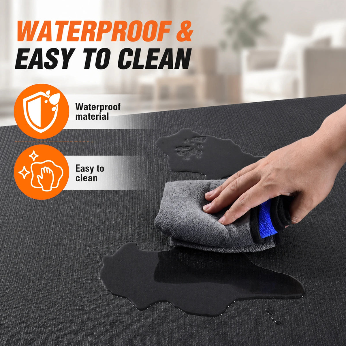 High Density Non Slip Workout Mat For Home Gym And Yoga Training