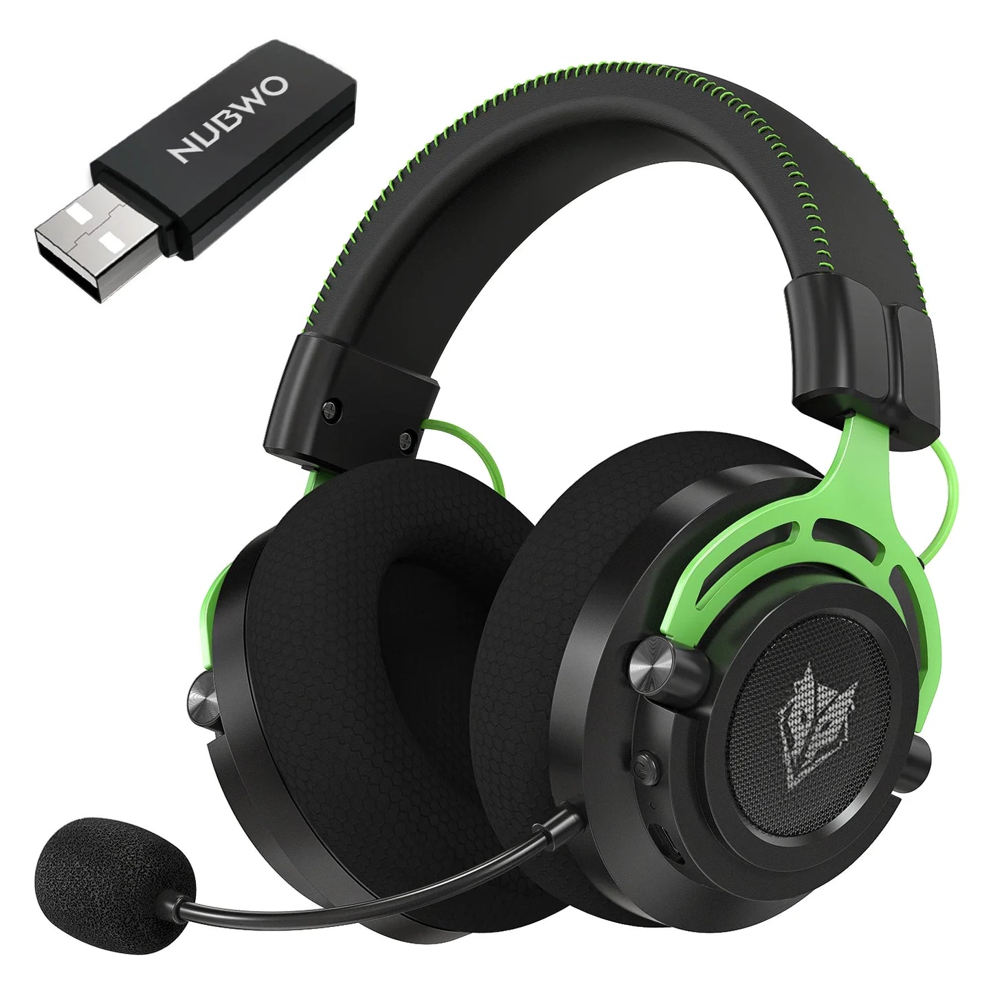 NUBWO G03 Wireless Gaming Headset 2.4GHz Bluetooth Noise Canceling Microphone