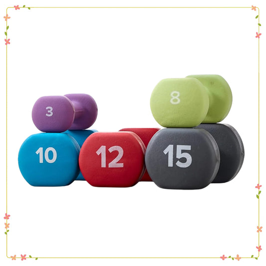 Neoprene Coated Dumbbell Hand Weight Sold In Singles
