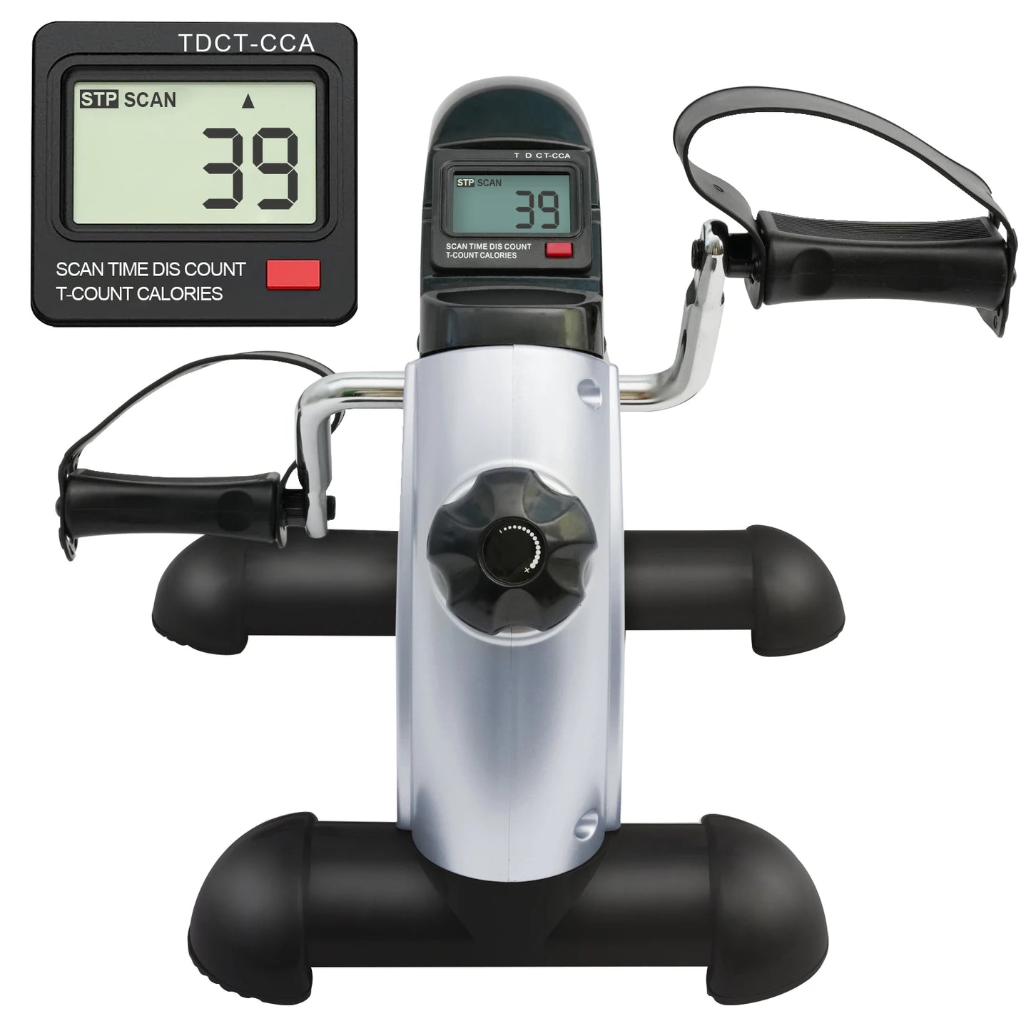 Portable Under Desk Mini Exercise Bike With LCD Monitor