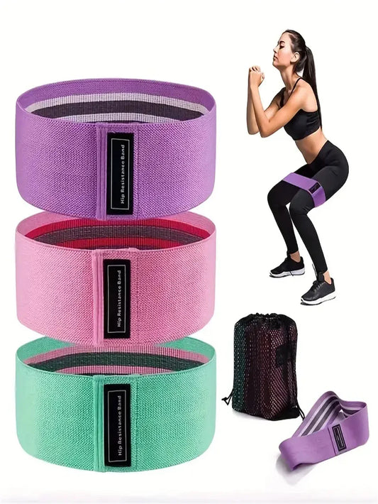Pilates Yoga Elastic Resistance Fitness Exercise Bands