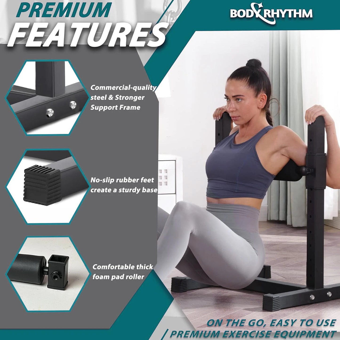 MARSAFIT Single Leg Squat Stand With Adjustable Height Home Gym