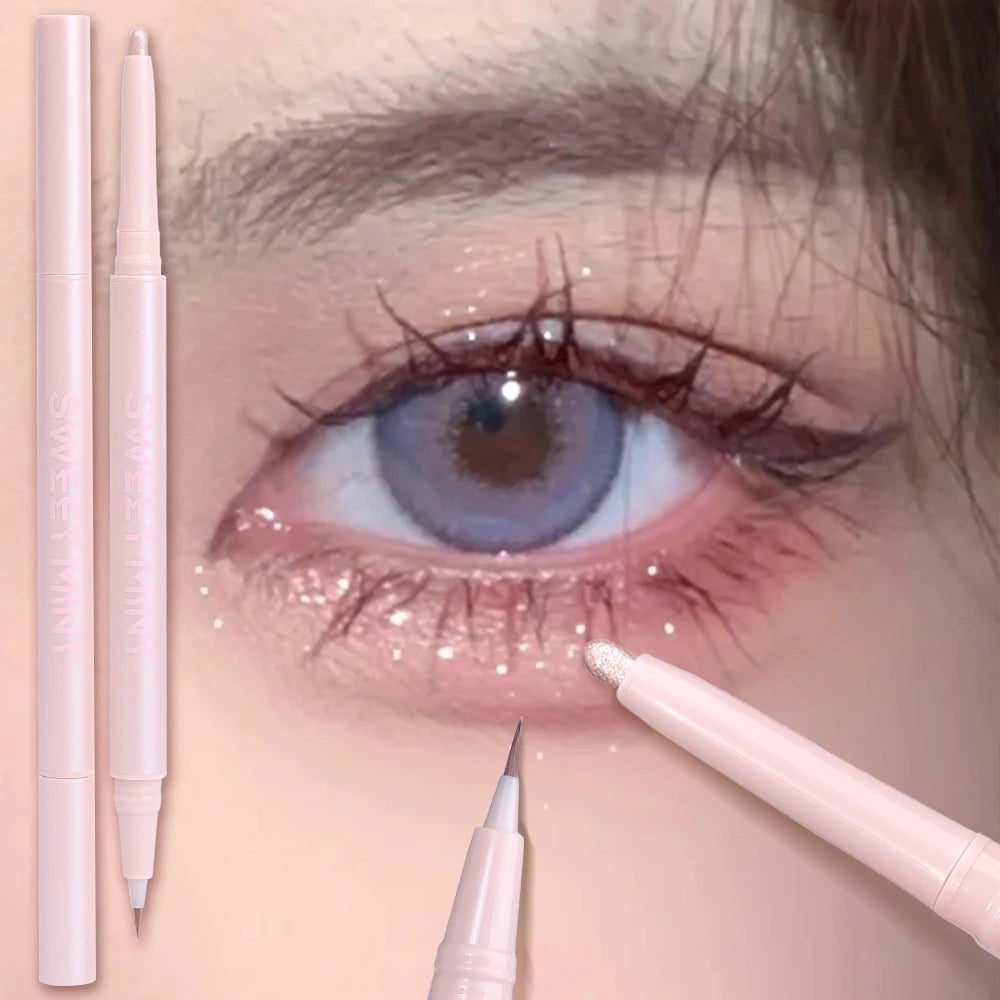 Double-Ended Makeup Pen With Slim Soft Brush Tip