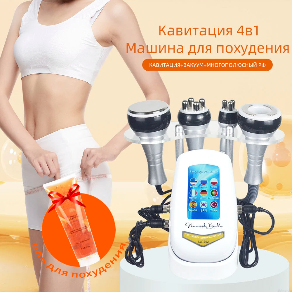 Missheart Cavitation Ultrasonic Body Slimming Machine Facial Massager