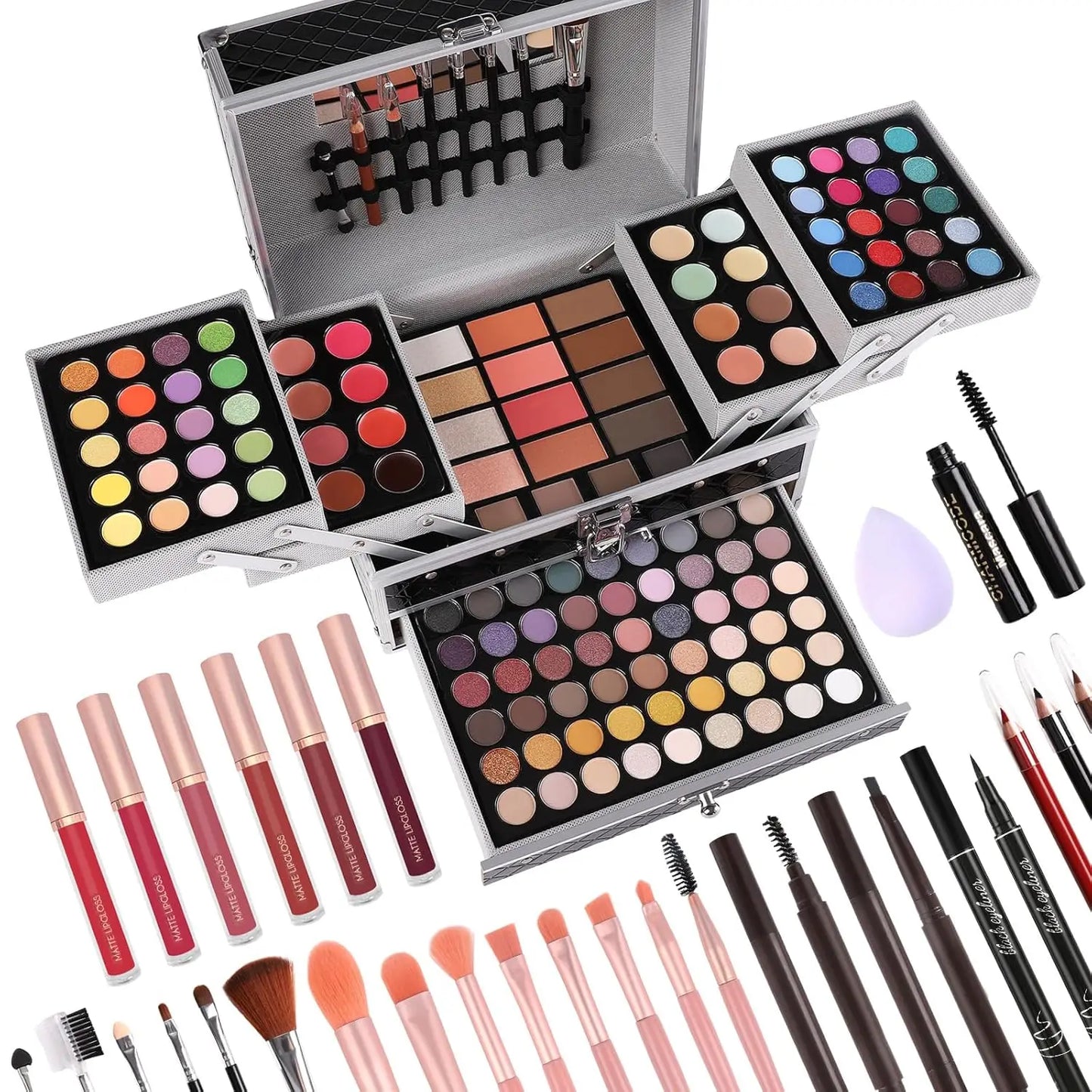 Complete Makeup Kit For Women With Eyeshadow Lip Gloss Concealer