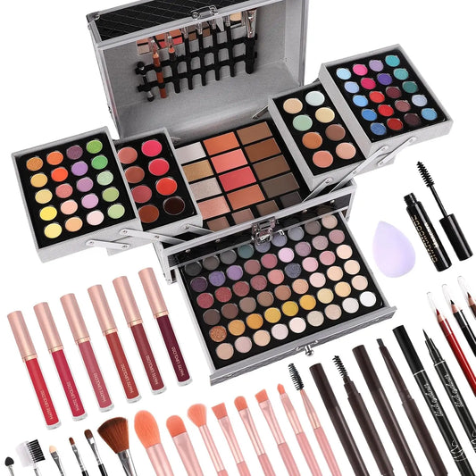 Complete Makeup Kit For Women With Eyeshadow Lip Gloss Concealer