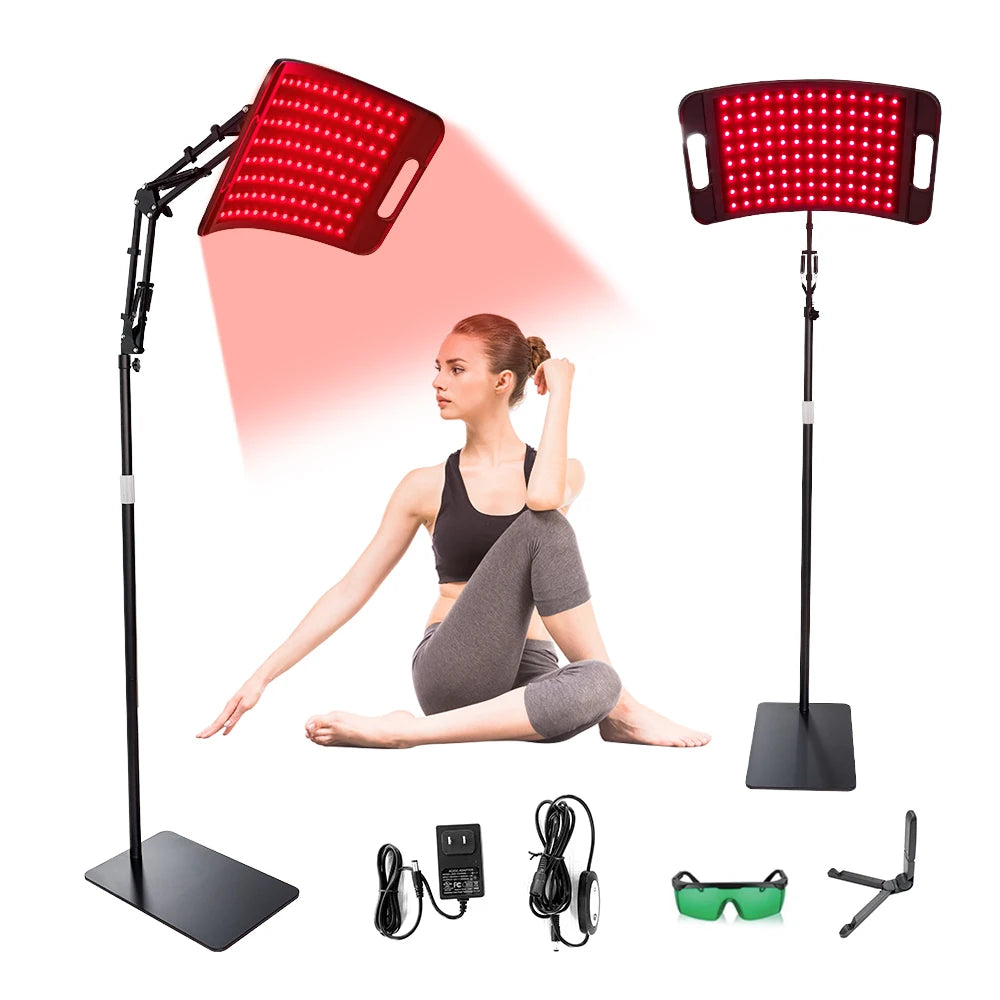 Light Therapy Panel For Face And Body Near Infrared Stand