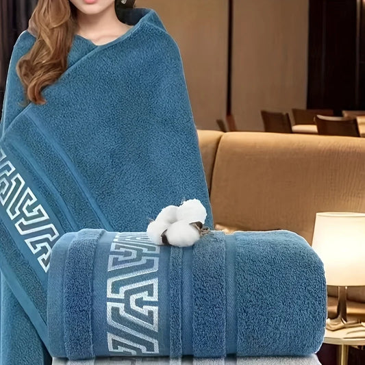 NONECN Microfiber Bath Towel Quick Dry Thick Plush For Home