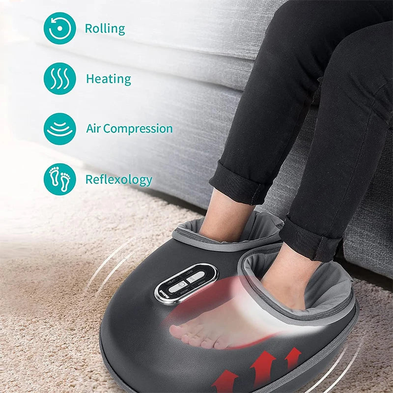 Nekteck Foot Massager With Heating And Air Compression Shiatsu