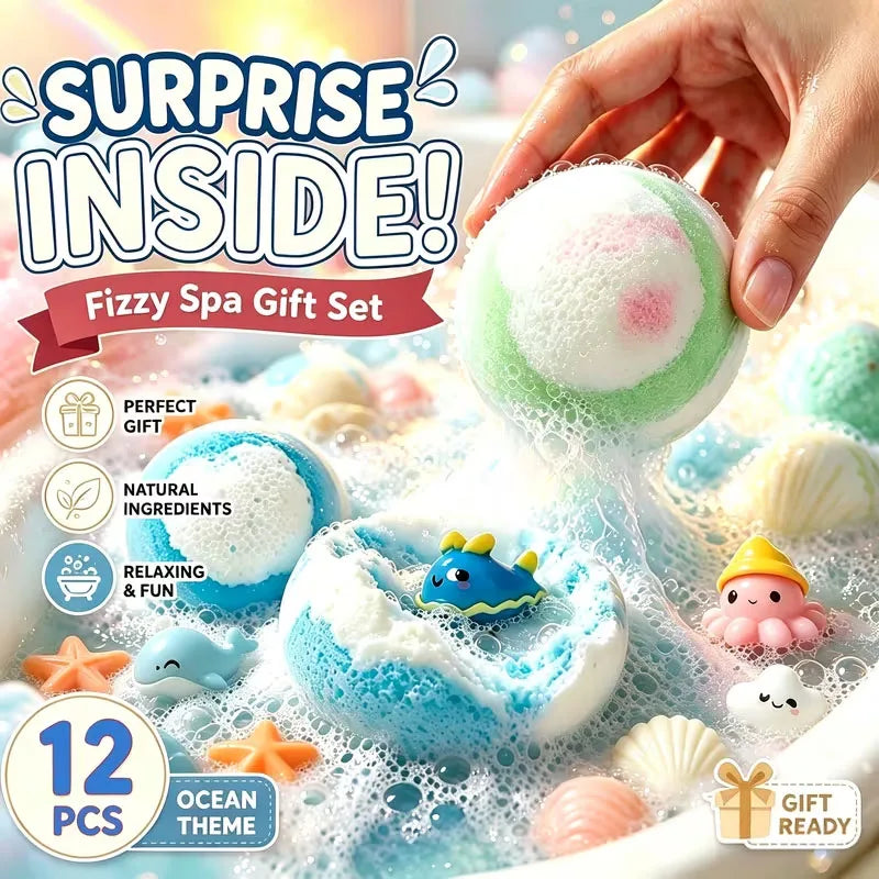Premium Essential Oil Bath Bombs For Rich Foaming Bubble Soak