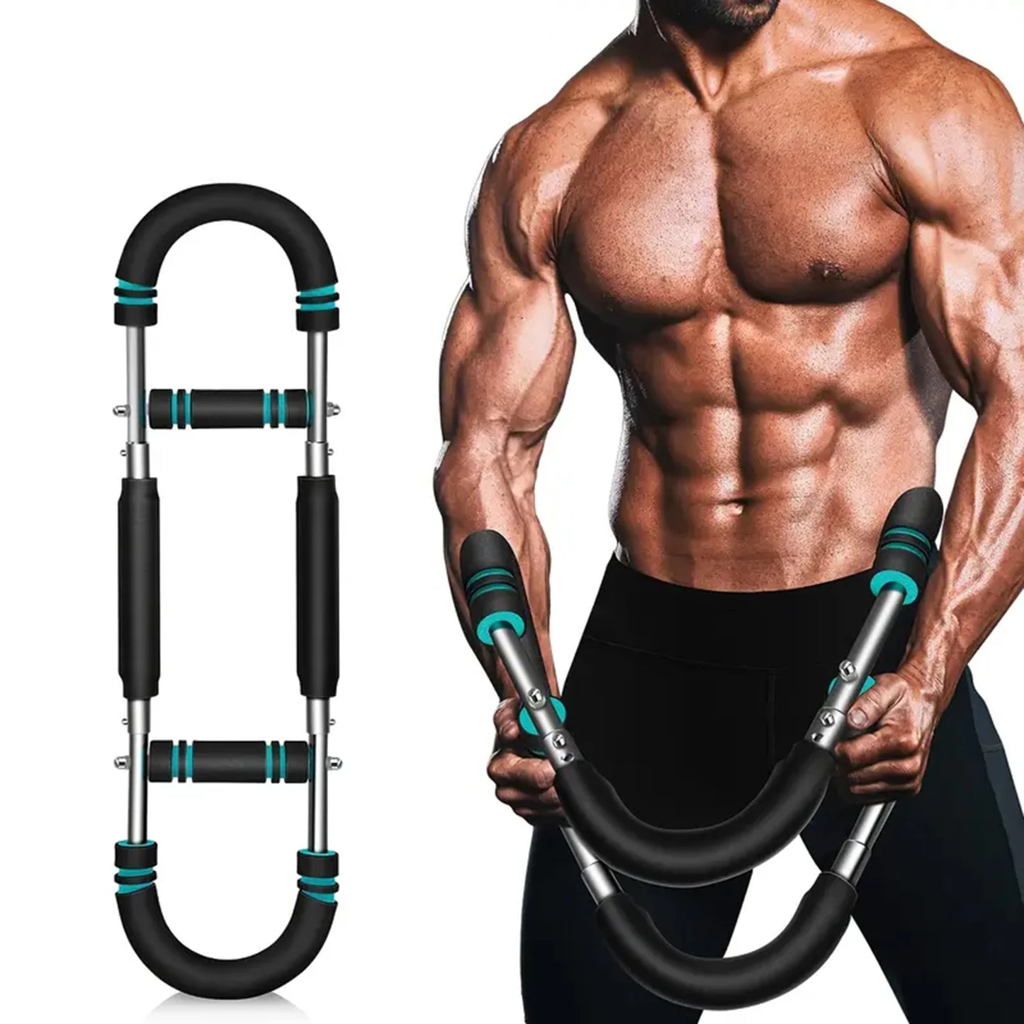 U Shape Hand Gripper Power Twister Arm Trainer Home Workout