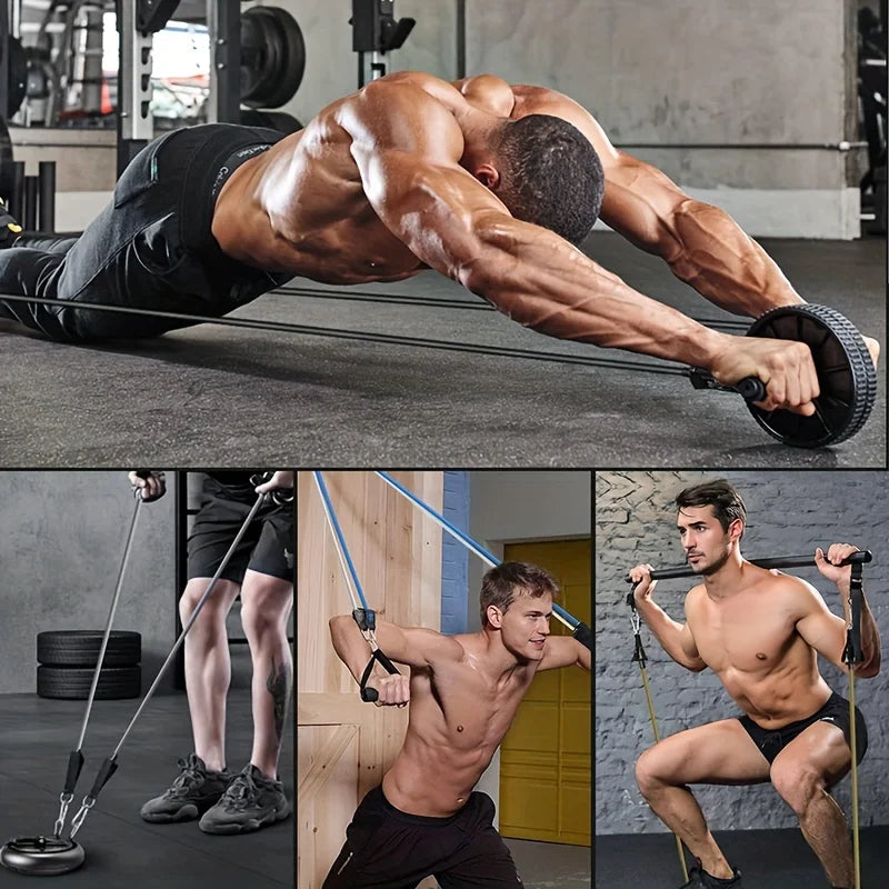 NONE Resistance Bands Set With Door Anchor And Handles