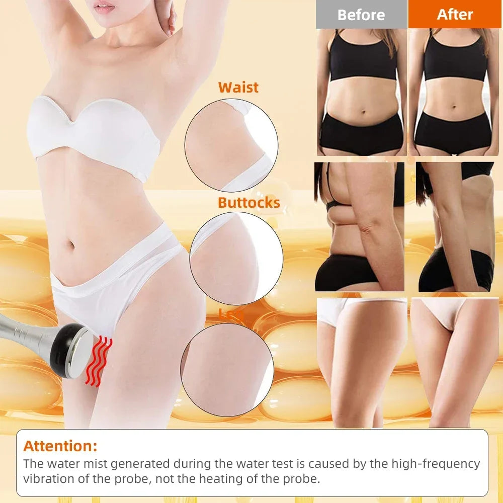 Missheart Cavitation Ultrasonic Body Slimming Machine Facial Massager