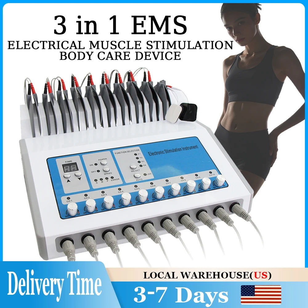 AOKO EMS Muscle Stimulator Microcurrent Body Massager Weight Loss Device