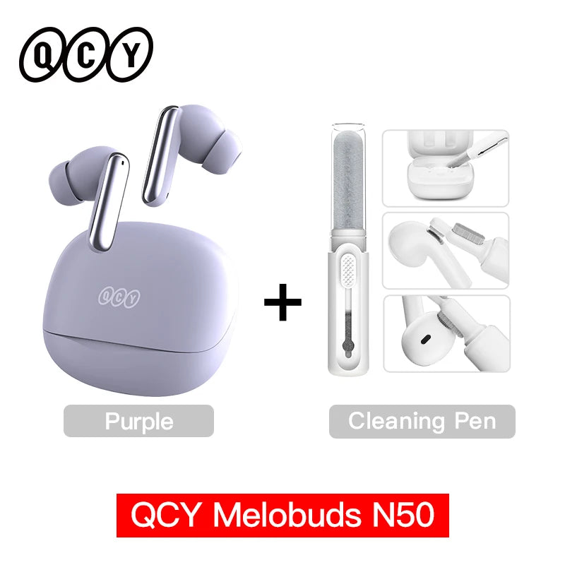 QCY Melobuds N50 ANC Wireless Earphones Bluetooth 5.4 Multi-Point