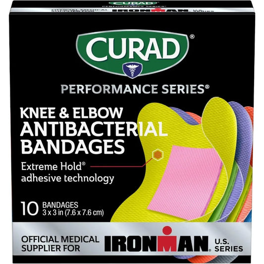 Extreme Hold Knee And Elbow Bandages With Antibacterial Protection