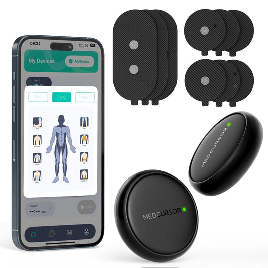 3 In 1 TENS EMS Unit Wireless Dual Channel Stimulator