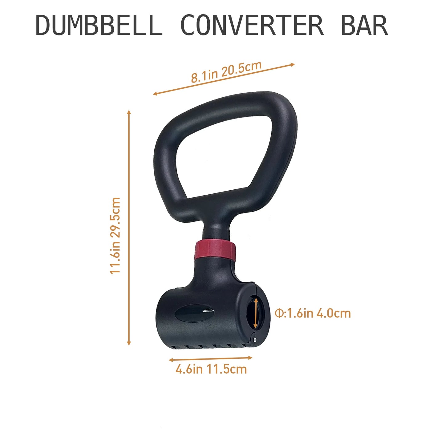 MARSAFIT Hyperbell Dumbbell Converter For Home Fitness Barbell And Kettlebell