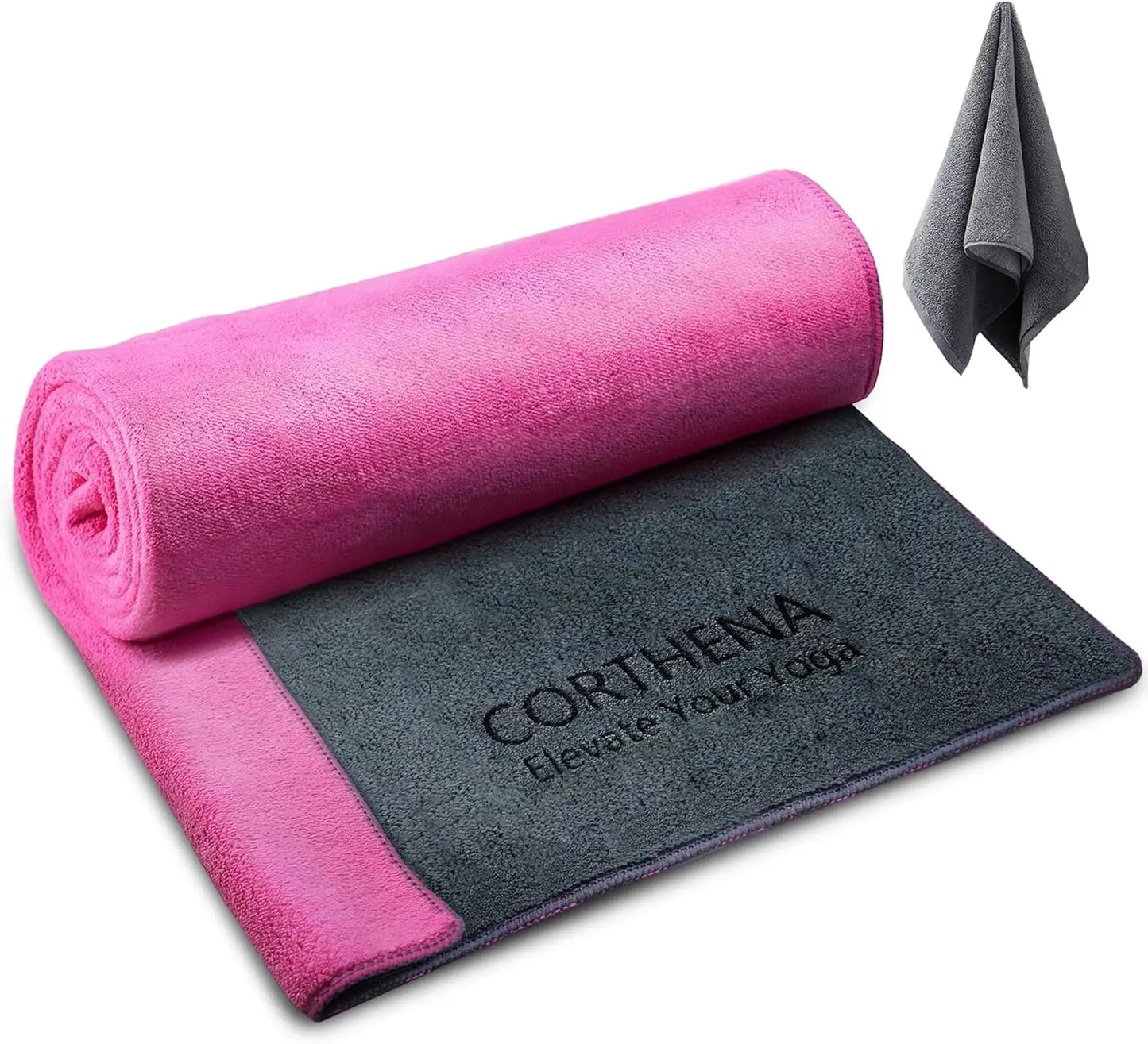 Extra Thick 600GSM Yoga Mat Towel Non Slip Sweat Absorbent