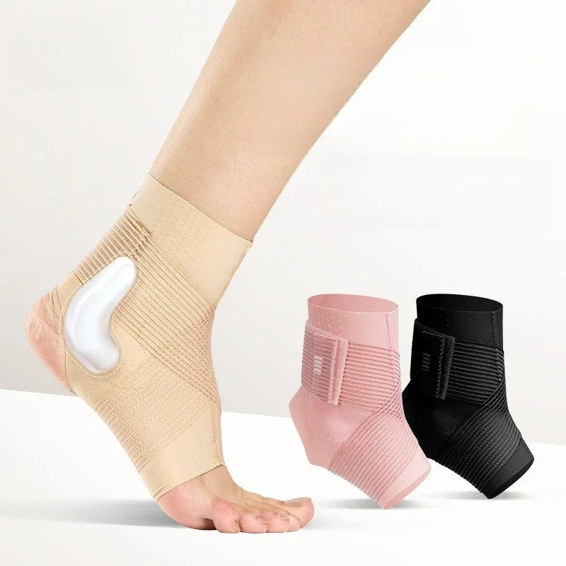 Ankle Guard With Silicone Pad For Unisex Outdoor Sports Protection