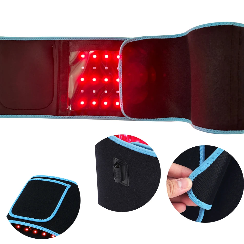 Red Light Belt 660nm 850nm Near Infrared For Body Relaxation