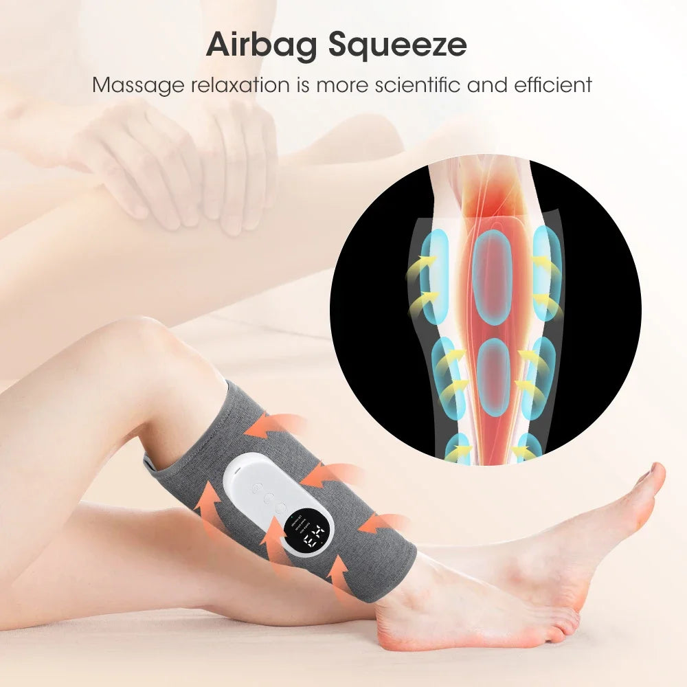 360° Calf And Leg Massager With Air Compression And Heat