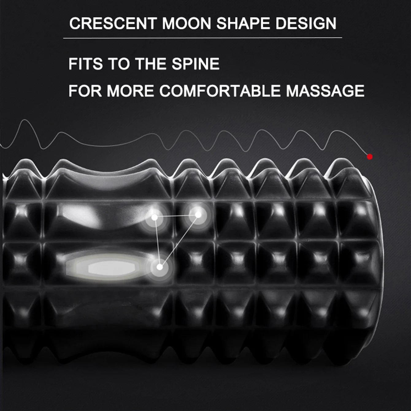 Crescent Solid Foam Yoga Post For Fitness And Pilates