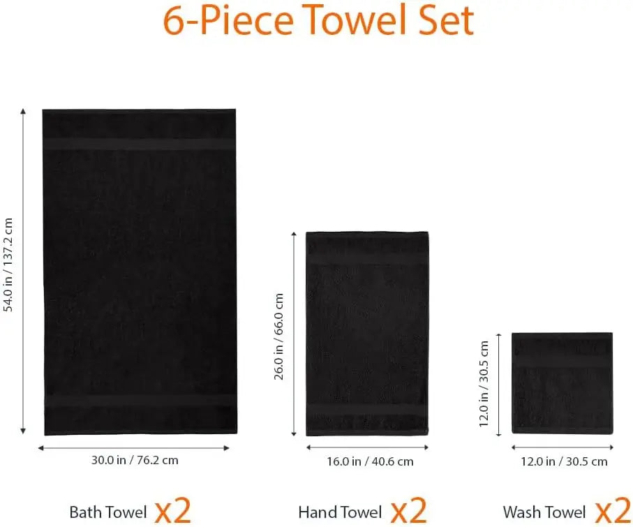 SUNTUG Basics 100% Cotton Towel Set