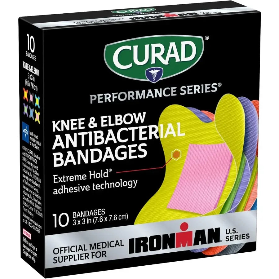 Extreme Hold Knee And Elbow Bandages With Antibacterial Protection
