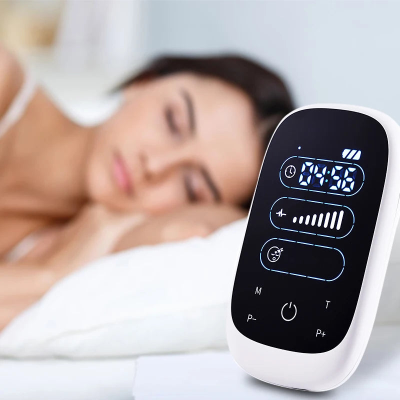 ATANGCES Cranial Electrotherapy Stimulation Ear Clip Device For Sleep Insomnia