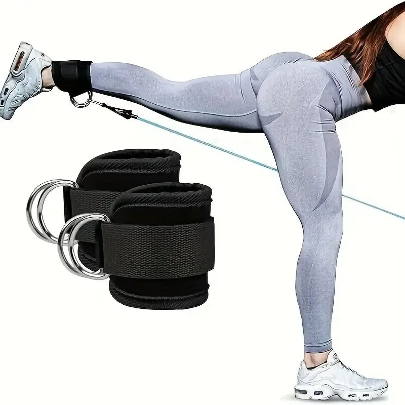 Adjustable Ankle Cuffs for Leg Workout and Glute Training