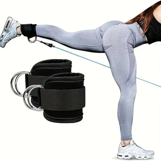 Adjustable Ankle Cuffs for Leg Workout and Glute Training