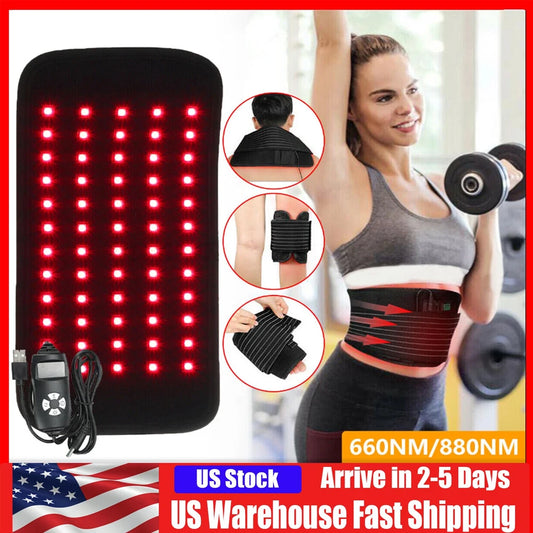 Near Infrared Red Light Therapy Waist Wrap 660nm 30W Pain Relief