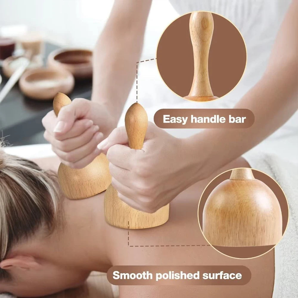 Wood Therapy Massage Tools Maderoterapia Kit for Body Contouring