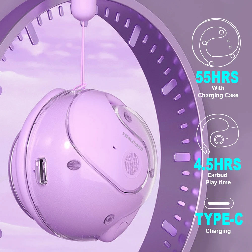 GreatWall Real Time Translation Wireless Earphones With AI Language Support
