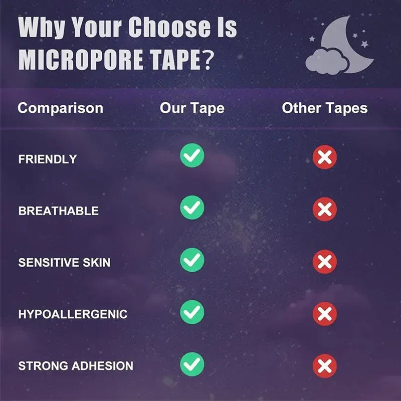 Mouth Tape Sleep Strips Prevent Snoring For Nighttime Breathing