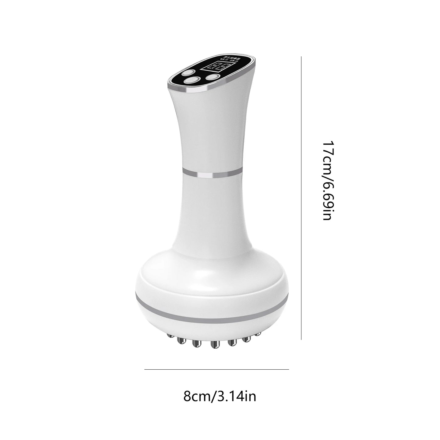None Meridian Electric Massager Brush For Full-Body Relaxation