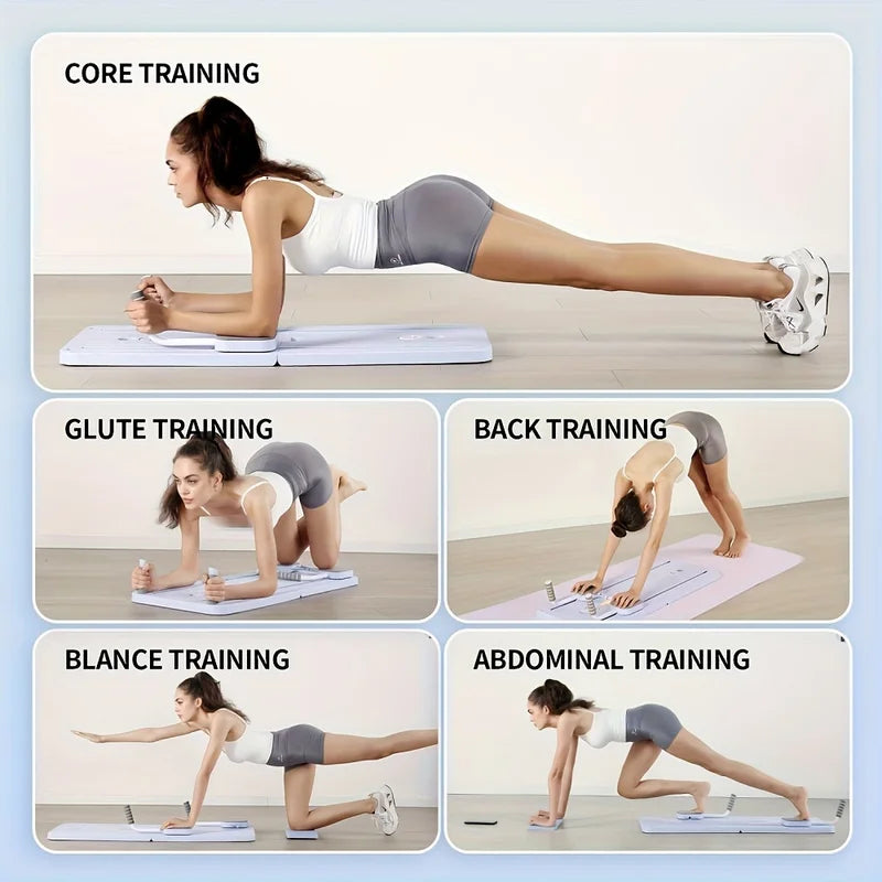 Abdominal Exercise Board And Pilates Reformer Set For Toner