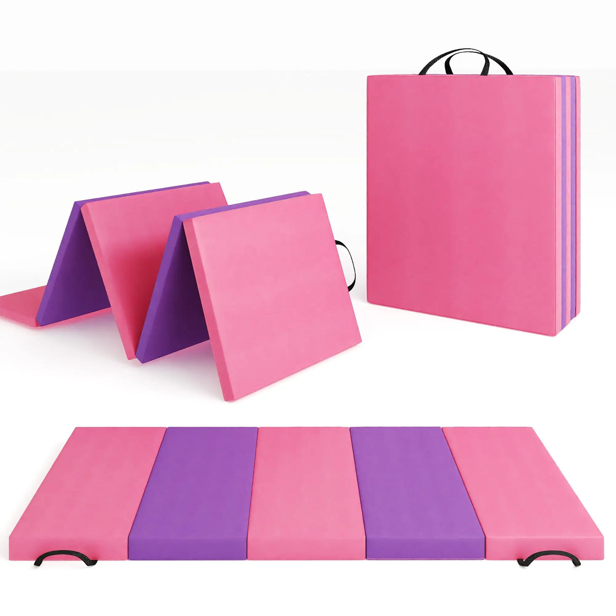 HiMISS Foldable Gymnastics Exercise Mat For Yoga And Pilates