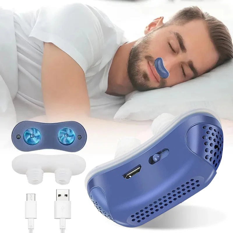 Electric Anti Snoring Device Adjustable Snore Reduction Solution