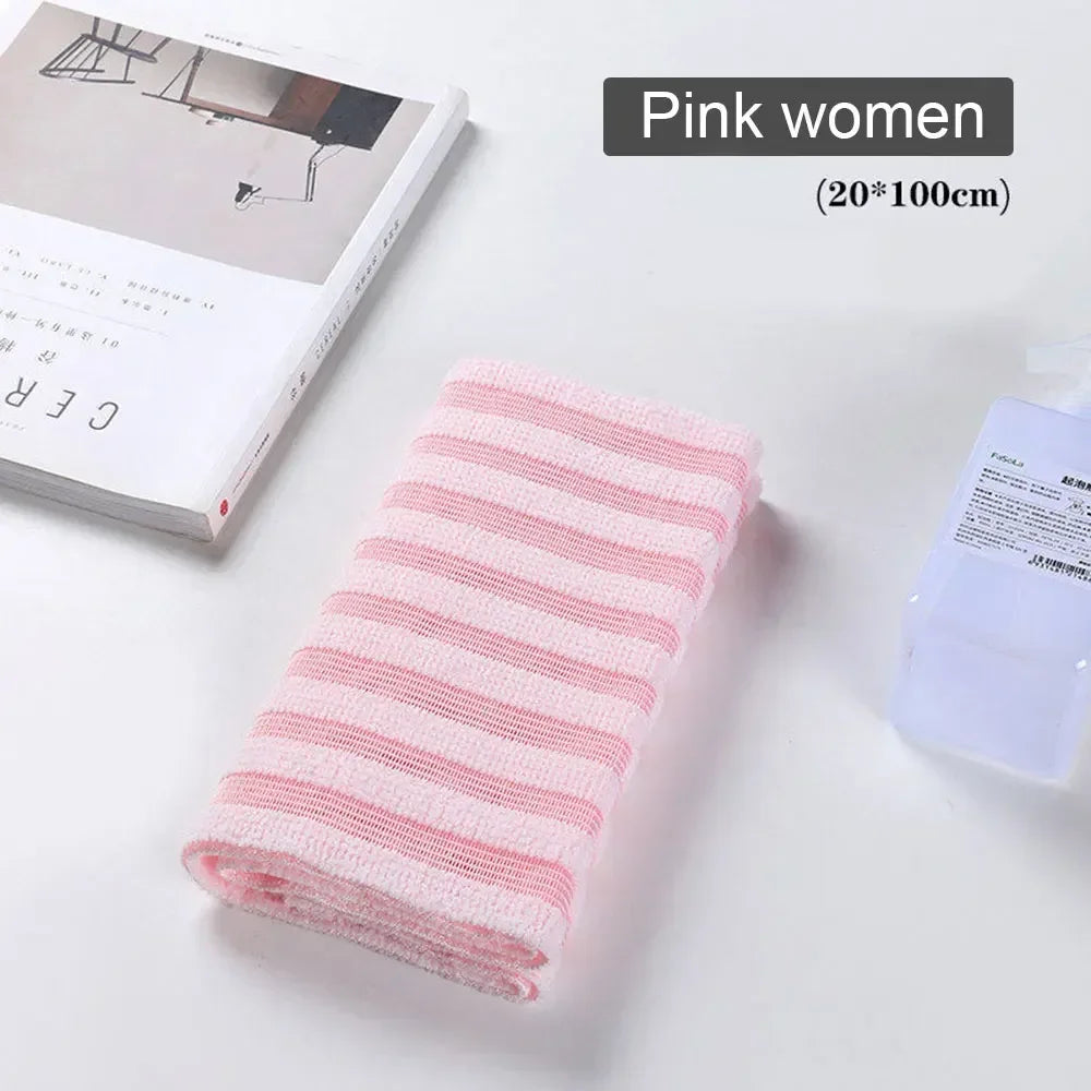 Japanese Rubbing Washcloth Bath Nylon Towel Brush For Back