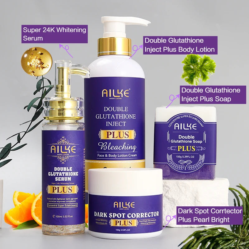 AILKE Glutathione Body Lotion Whitening Moisturizer For Women